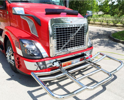 Dongsui Factory Tough North American Semi Truck Bumper Deer Guards para Freightliner Cascadia For Volvo Internacional Prostar Kenworth Peterbilt Mack Pinnacle y otros equipos de seguridad para el transporte de mercancías