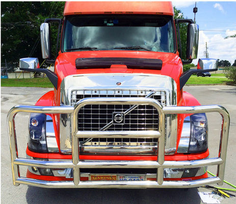Dongsui Factory Tough North American Semi Truck Bumper Deer Guards para Freightliner Cascadia For Volvo Internacional Prostar Kenworth Peterbilt Mack Pinnacle y otros equipos de seguridad para el transporte de mercancías