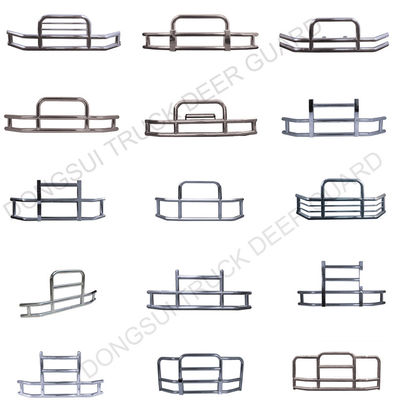Fábrica Dongsui de estilo clásico Semi Truck Bumper Deer Guards para Freightliner Cascadia Volvo Internacional Prostar Kenworth Peterbilt Mack Pinnacle