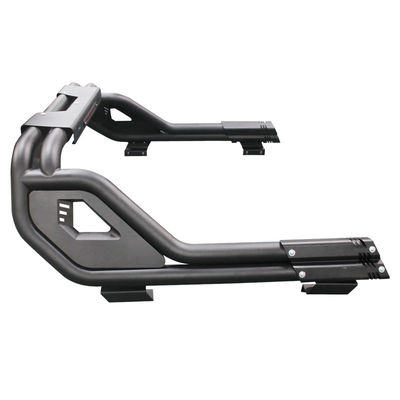Fuera de carretera Acero negro Universal Sport Roll Bar con luz de freno para Hilux Navara Ranger